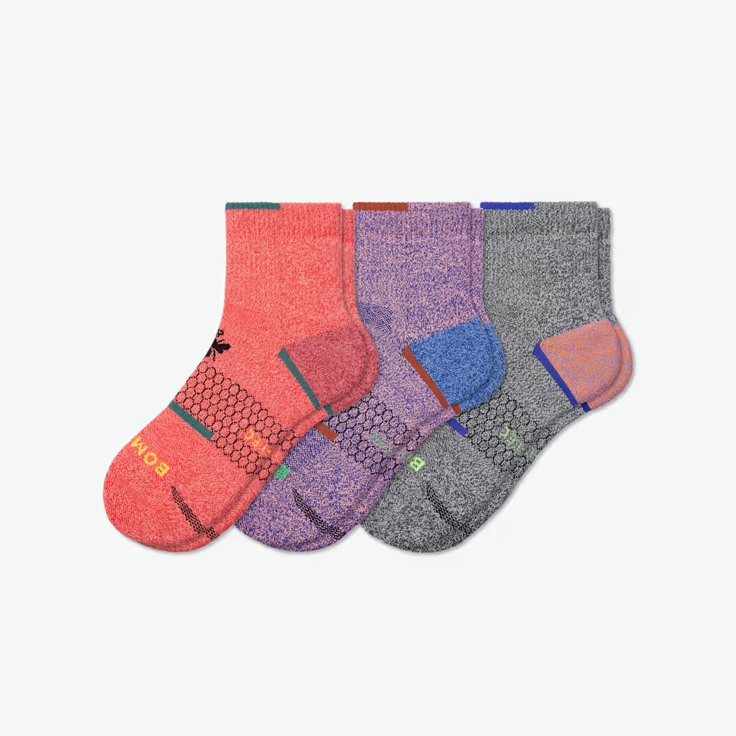 Women's All-Purpose Performance Quarter Sock 3-Pack | Bombas