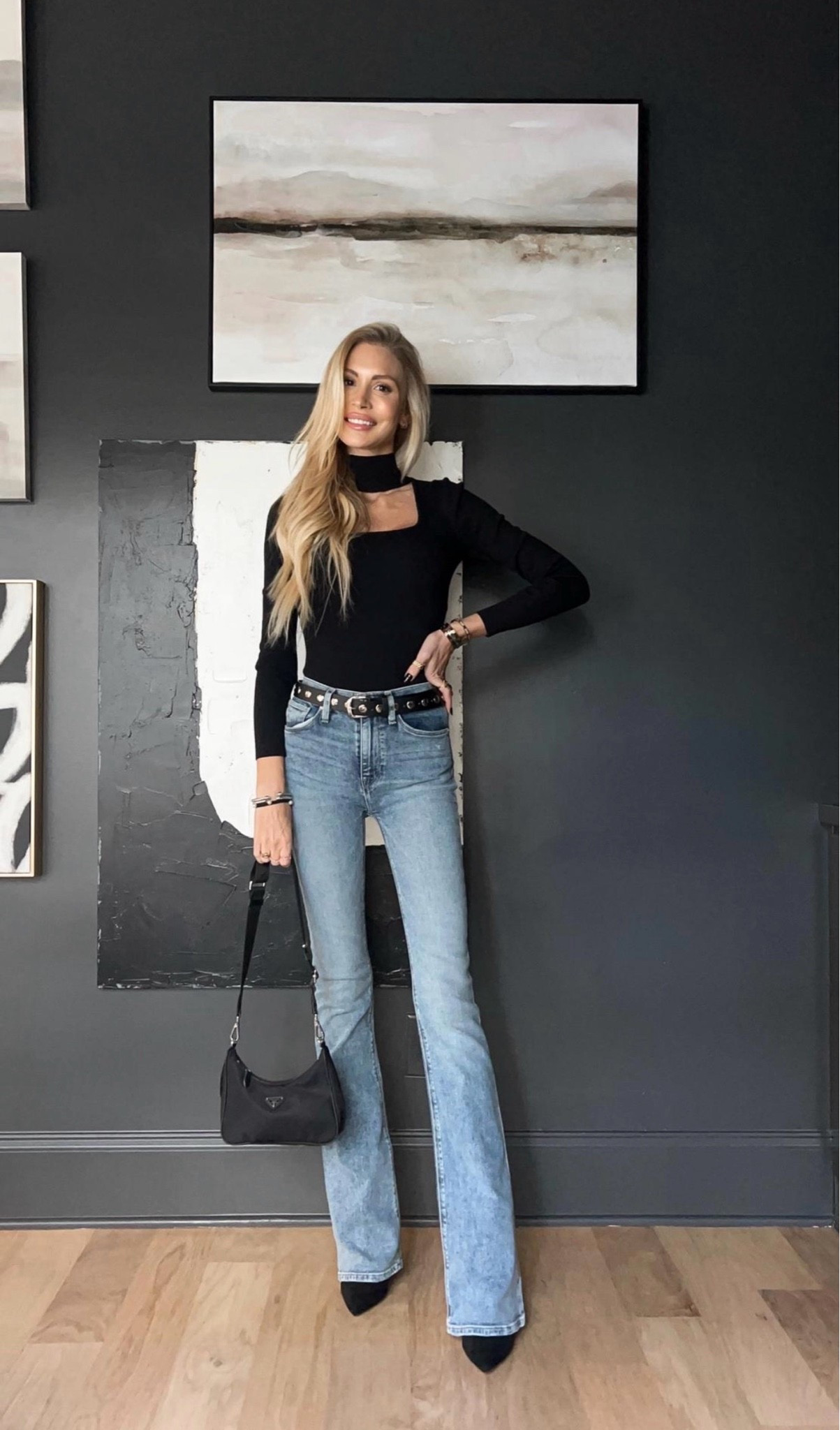 Thanksgiving outfit idea 
Bootcut jeans - only jeans that are long enough for me tall jeans (I am 5’9 and can wear heels with them) SO slimming 
Black bodysuit black booties amazon 

#LTKFindsUnder100 #LTKFindsUnder50