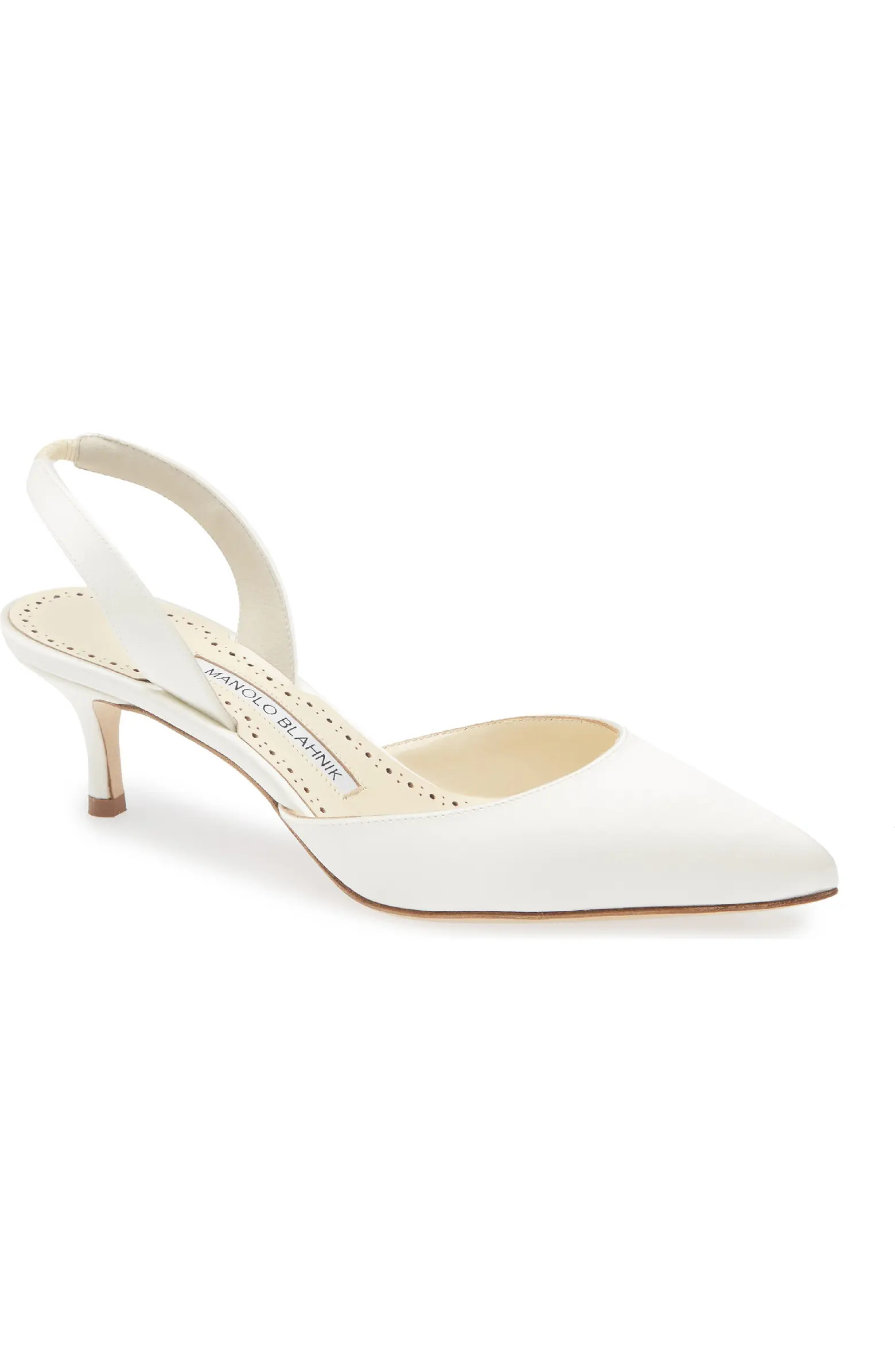 Carolyne Bridal Pointed Toe Slingback Mule (Women) | Nordstrom