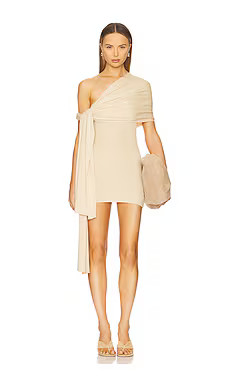 Aya Muse Chara Dress in Tan from Revolve.com | Revolve Clothing (Global)