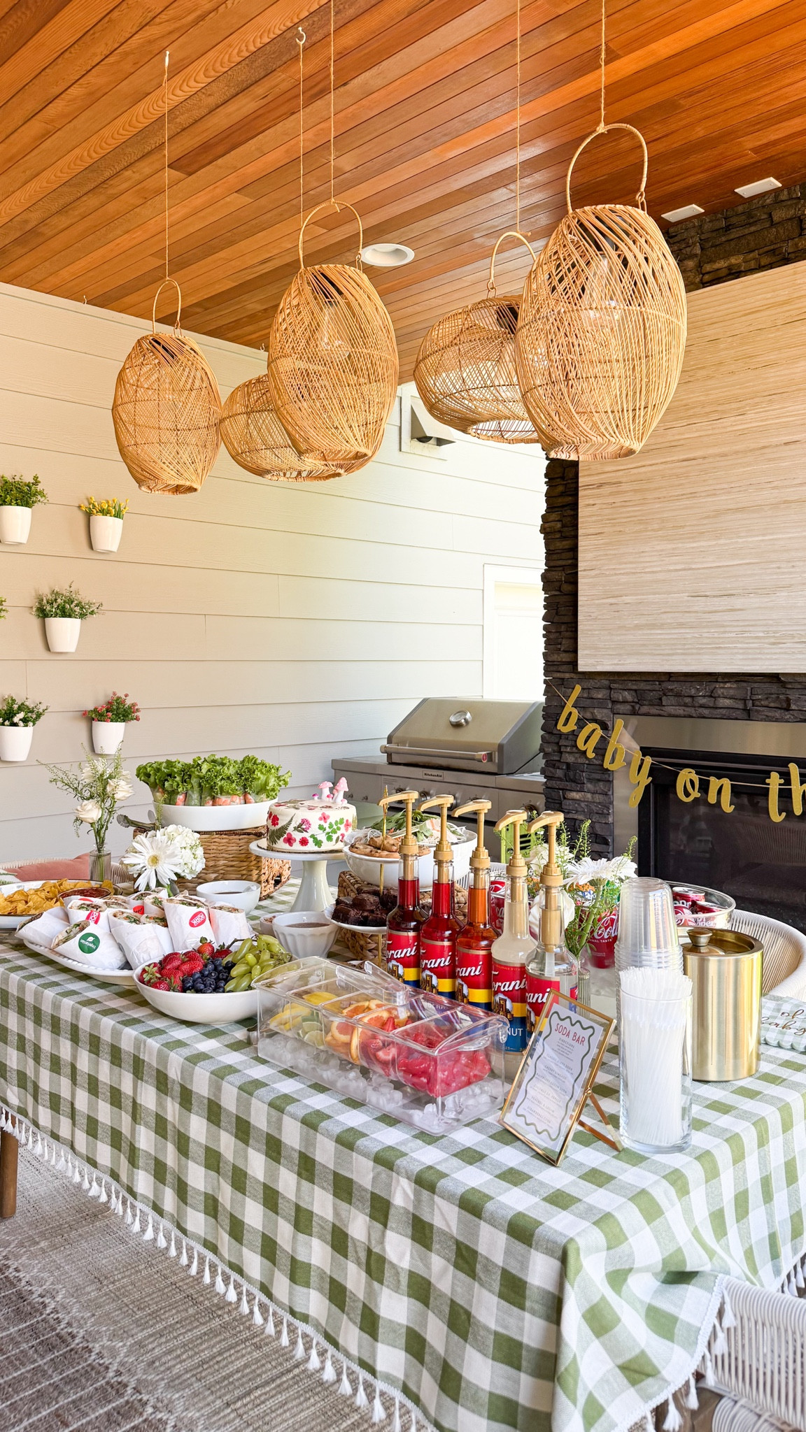 DIY SODA BAR FOR YOUR NEXT PARTY! 

Checkered Tablecloth, hanging garland, sprite, coke, beverage tub, pump dispenser, Torani drink syrup soda, dr pepper, plastic cup, cake, dried flowers, bud vases, metal ice bucket 

#LTKFindsUnder50 #LTKParties #LTKHome