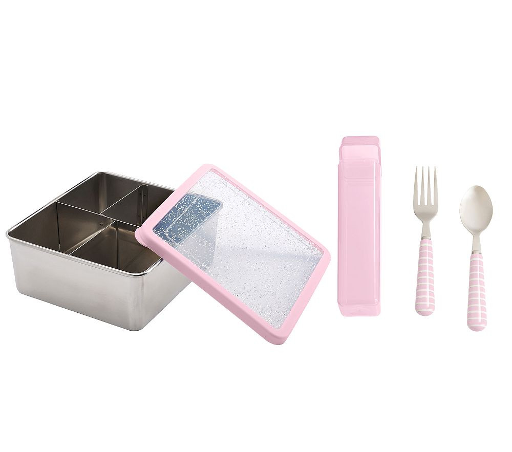 Spencer Stainless Steel Bento Food Storage Bundle, Set of 2 | Pottery Barn Kids