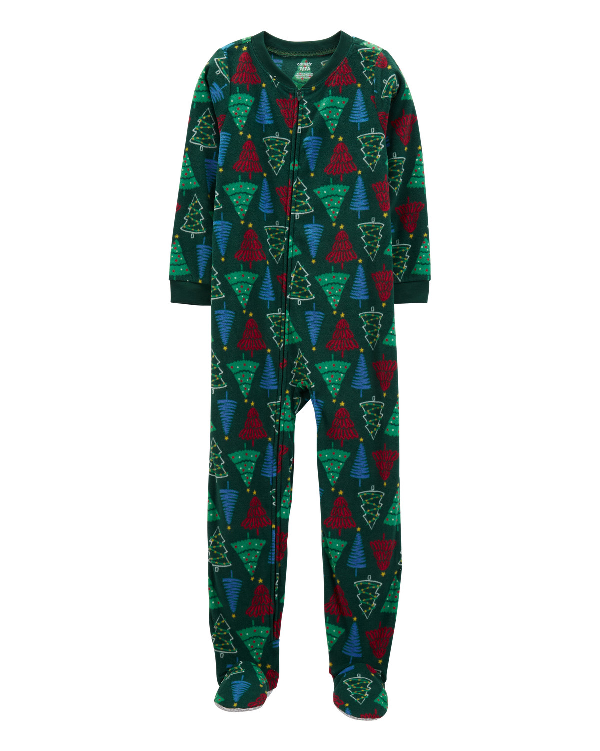 Kid 1-Piece  Christmas Tree Fleece Footie Pajamas
 - Carter's | Carter's | Carter's Inc