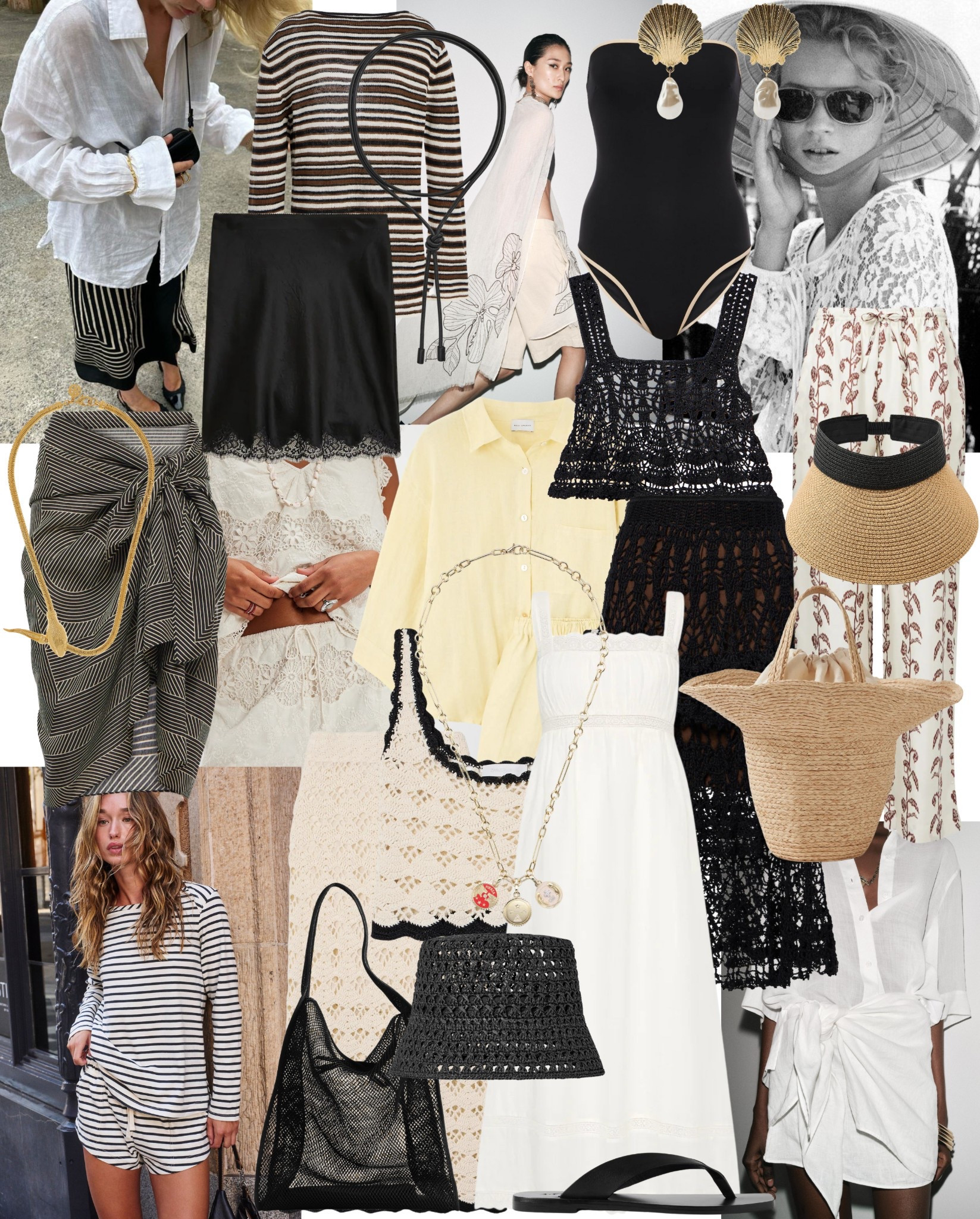 The Beach Edit 

What I’m wearing to the beach this summer 

Dress | bag | crochet | summer | accessories | skirt | jewellery | hat | shirt | Holliday | travel | Toteme | set 

#LTKtravel #LTKfestival #LTKsummer