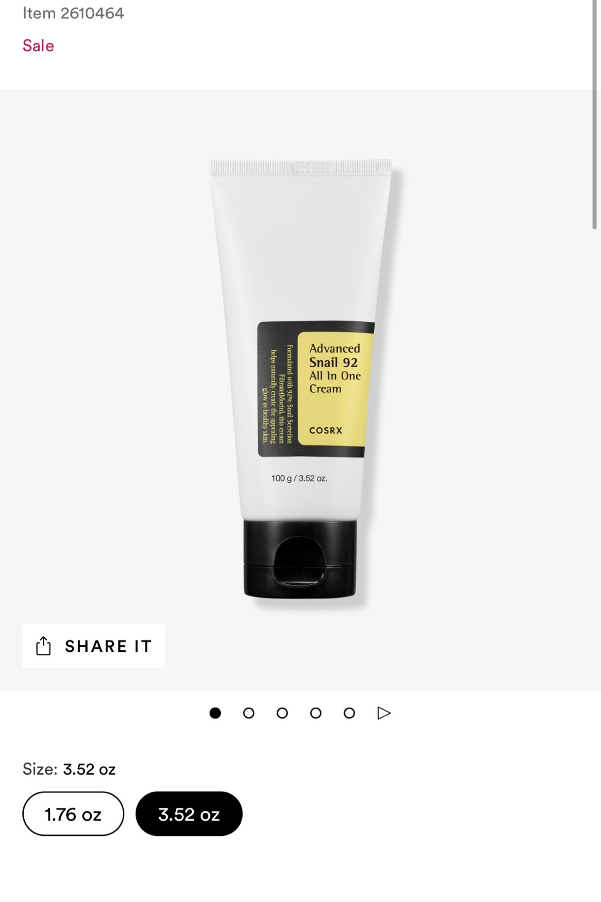 50% off CosRX Advanced Snail 92 ALL IN ONE CREAM! 

#LTKVideo #LTKsalealert #LTKGiftGuide