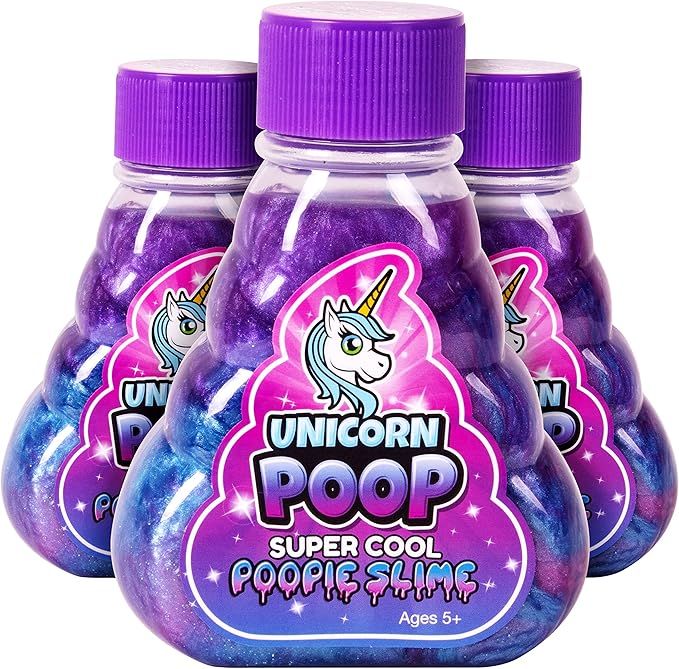 Kangaroo's Super Cool Unicorn Poop Slime, 3 Pack | Amazon (US)