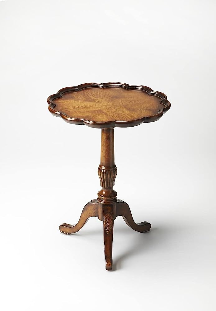 BUTLER DANSBY VINTAGE OAK PEDESTAL TABLE | Amazon (US)