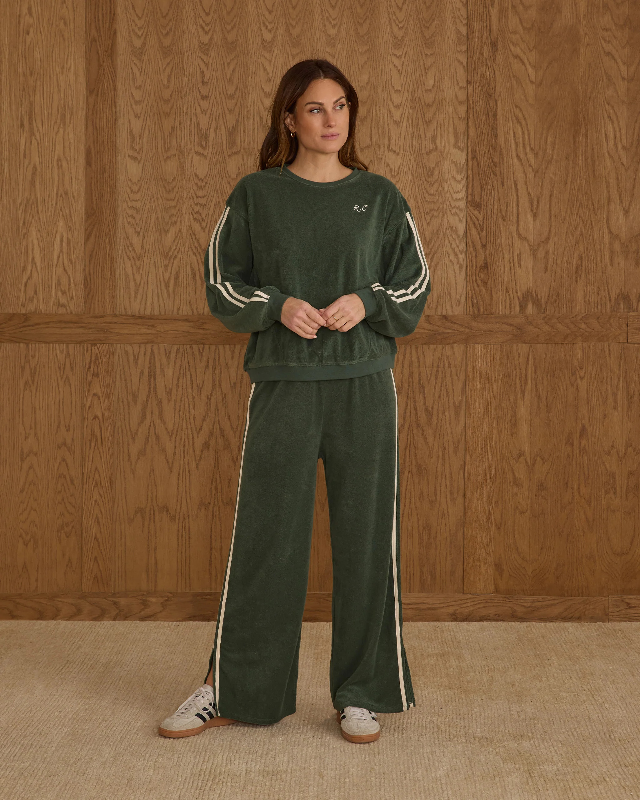 Oversized Sweatshirt | Green | Rylee + Cru