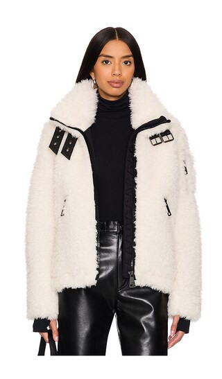 SAM. Tahoe Faux Fur Jacket in Ivory. - size M | Revolve Clothing (Global)