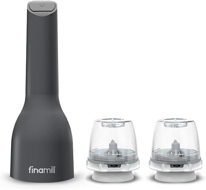 Amazon.com: FinaMill – Award Winning Battery Operated Pepper Mill & Spice Grinder in One, Adjus... | Amazon (US)