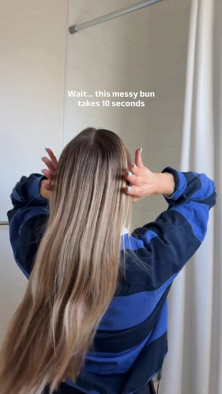 And it turns out perfect every time 🪄#messybuntutorial #quickhairstyles