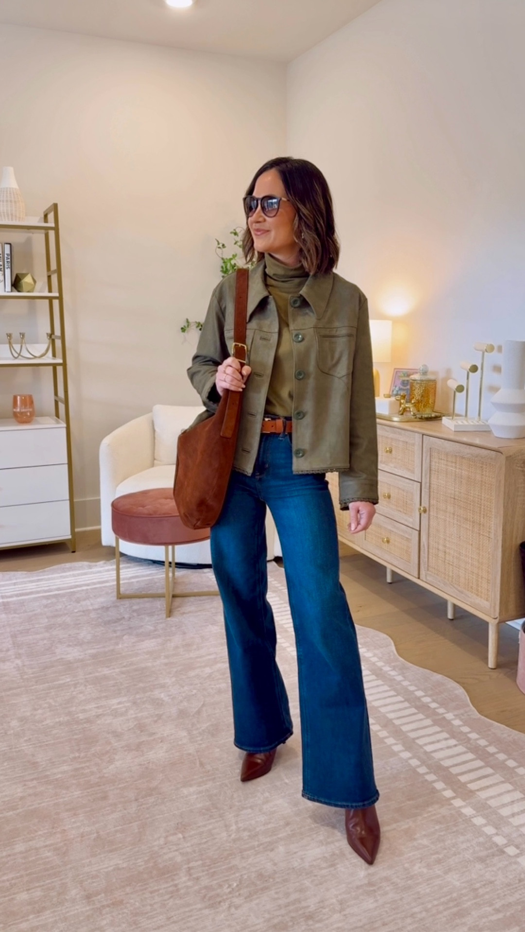 My favorite new jacket this is perfect for now and well into spring! You can use code bestyled10 for 10% off at petite studio! If you haven’t tried the Quince jeans they are so good and only $50 - I wear a 24 / 31 inch inseam in jeans and xs in top and jacket 
Petite outfit ideas 

#LTKgrwm #LTKPetite #LTKOver40