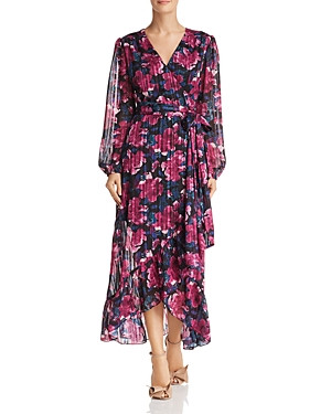 Wayf Only You Floral Maxi Wrap Dress - 100% Exclusive | Bloomingdale's (US)