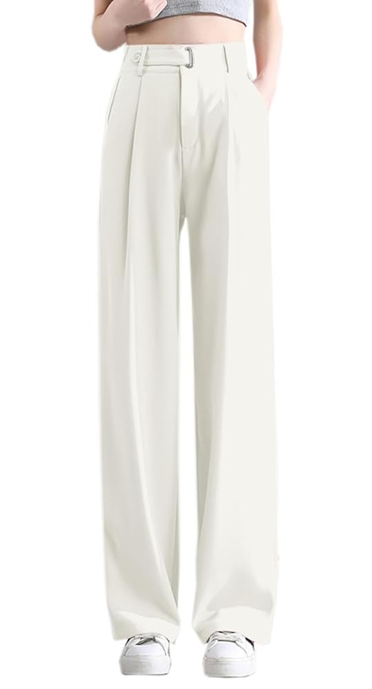 Betusline Women's Wide Leg Pants Business Casual Straight Office Trousers for Women, X-Small-3X-L... | Amazon (US)