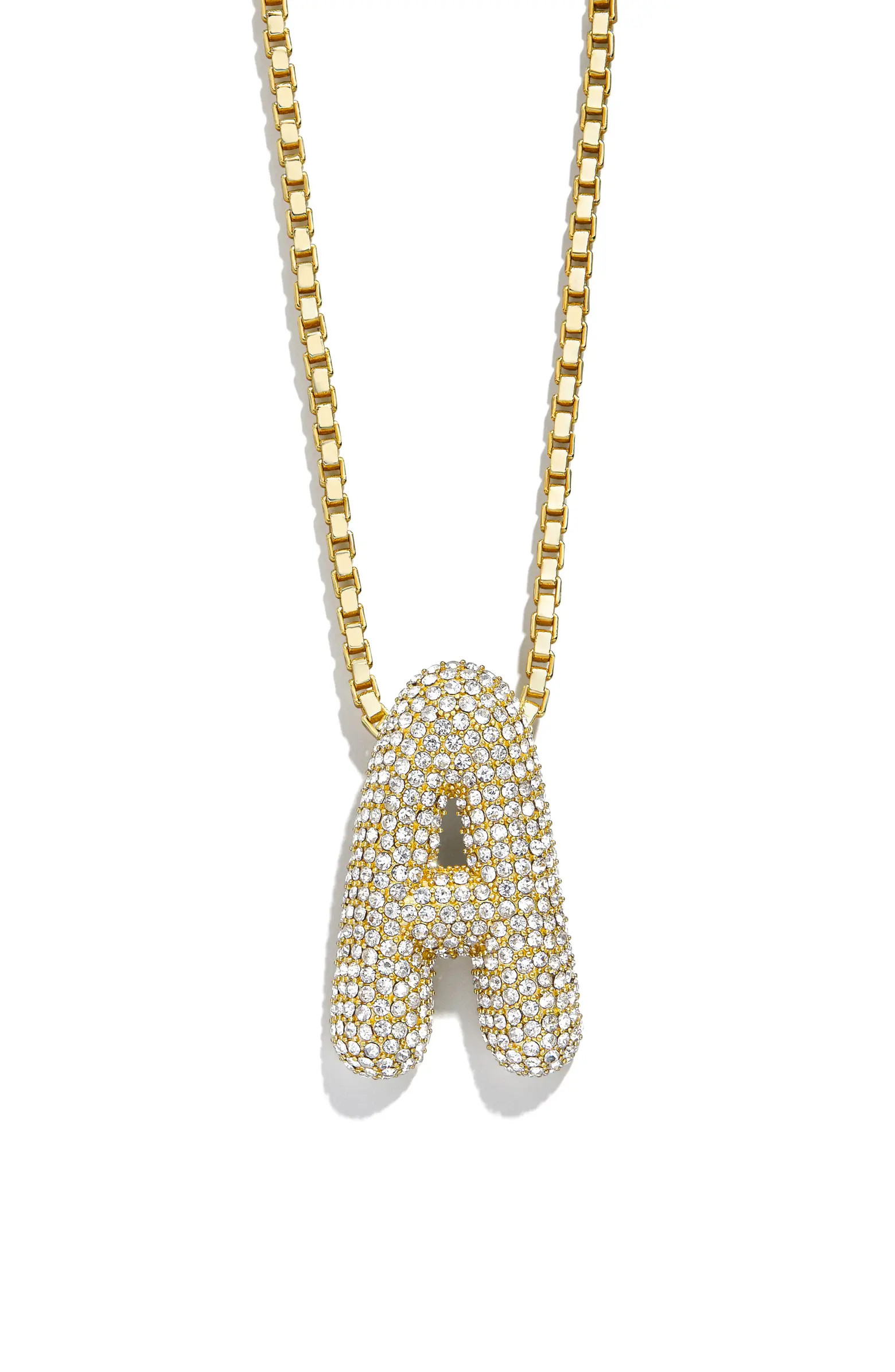 BaubleBar Bubble Initial Pendant Necklace | Nordstrom | Nordstrom