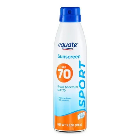 Equate Sport Broad Spectrum Sunscreen Spray SPF 70 5.5 oz | Walmart (US)