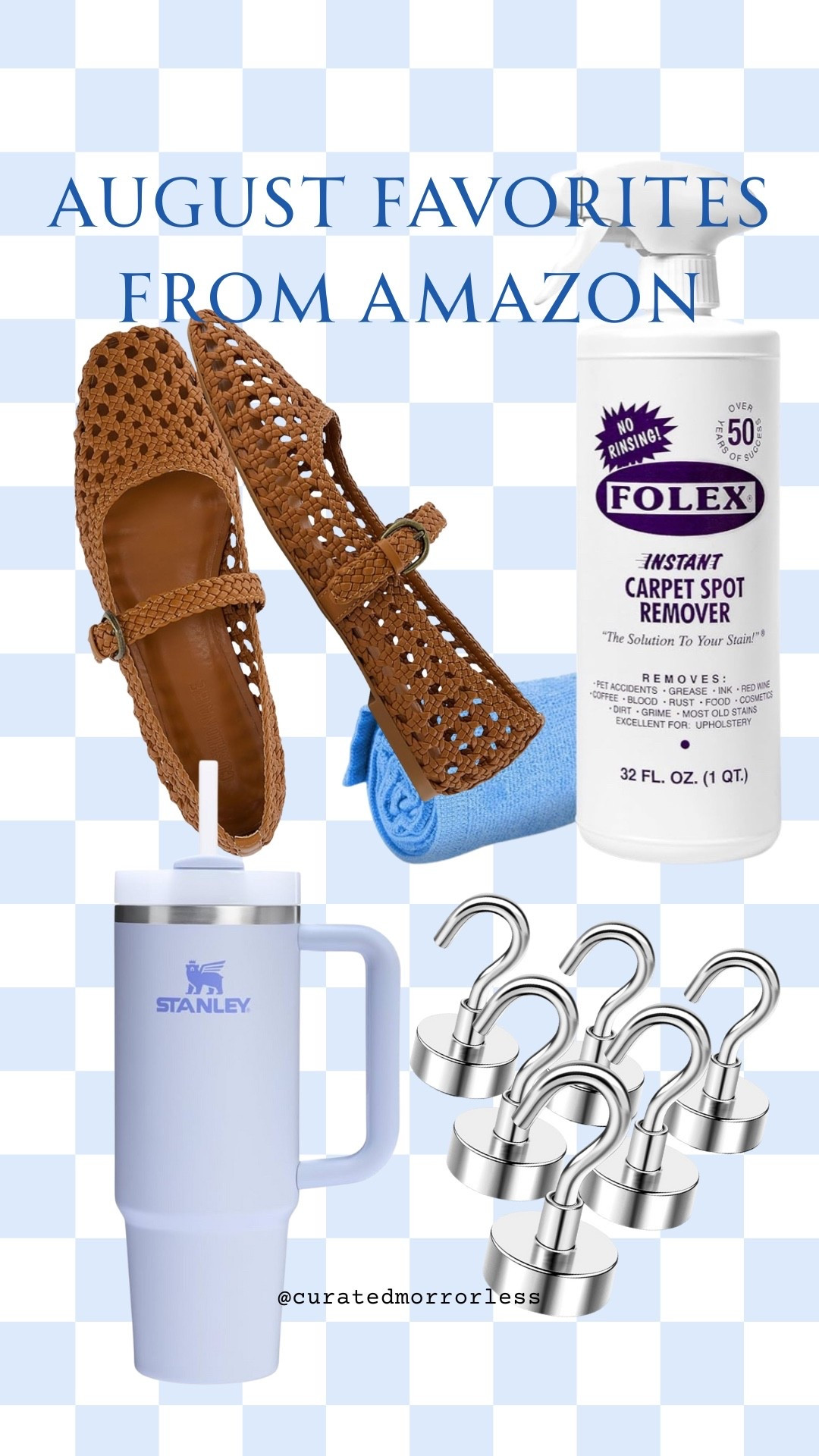 Light month filled with necessary items and then a great designer dupe! 

Fall fashion
Stanley cup
Stain remover
Magnetic hooks 

#LTKFindsUnder50 #LTKHome #LTKStyleTip