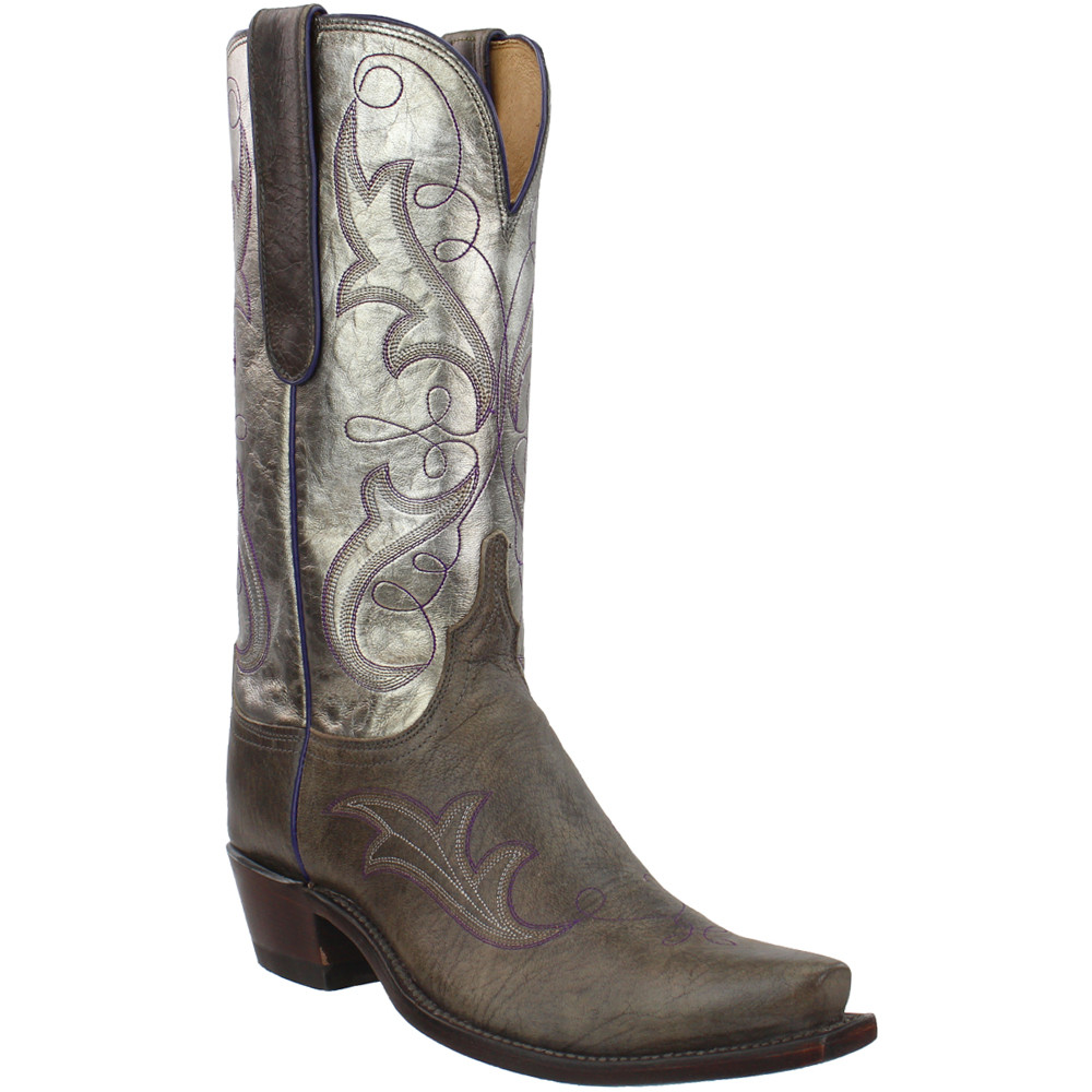 Tansy Goat Metallic Snip Toe Cowboy Boots | Shoebacca