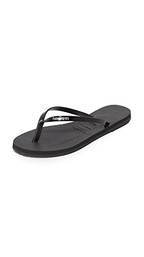 Havaianas Women's You Metallic Sandal, Black,41/42 BR (11-12 M US) | Amazon (US)