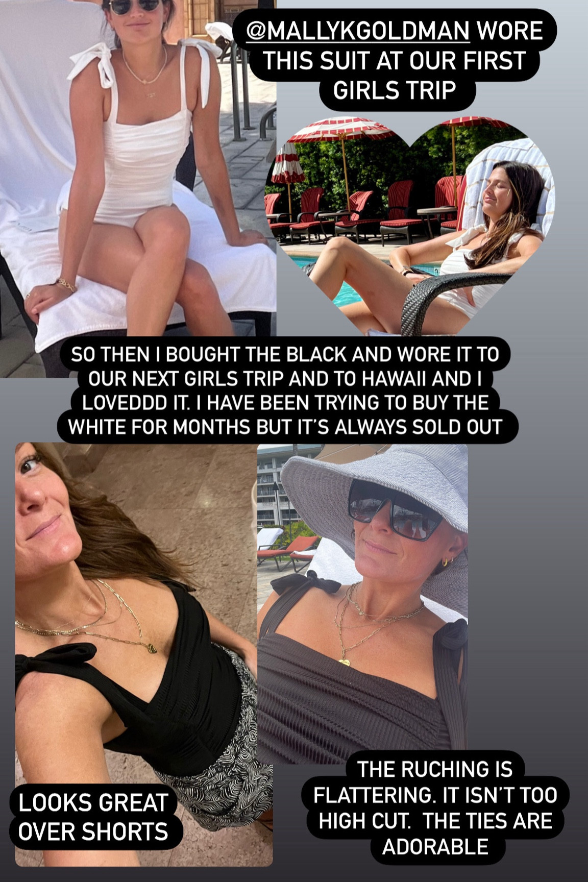 When I like something I buy it in another color :) this mini pink suit is the best. The ruching helps disguise any nip action and the straps can adjust to provide more or less coverage. Not see through when wet either. I sized up to make sure it was long enough for my torso and for a little more butt coverage but I didn’t try on the medium to know how this compares  

#LTKSeasonal #LTKswim #LTKover40