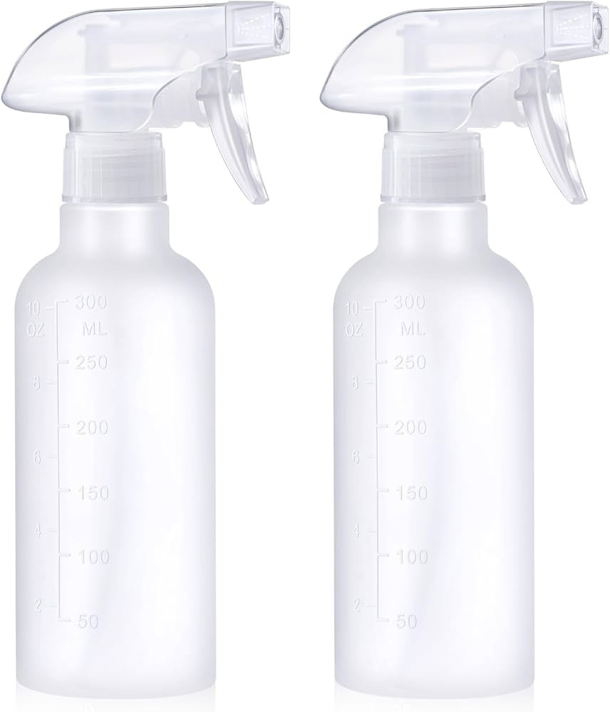 10 oz Spray Bottles, Mist/Stream Adjustable Small Spray Bottle for Hair Cleaning Plants Pet, BPA-... | Amazon (US)