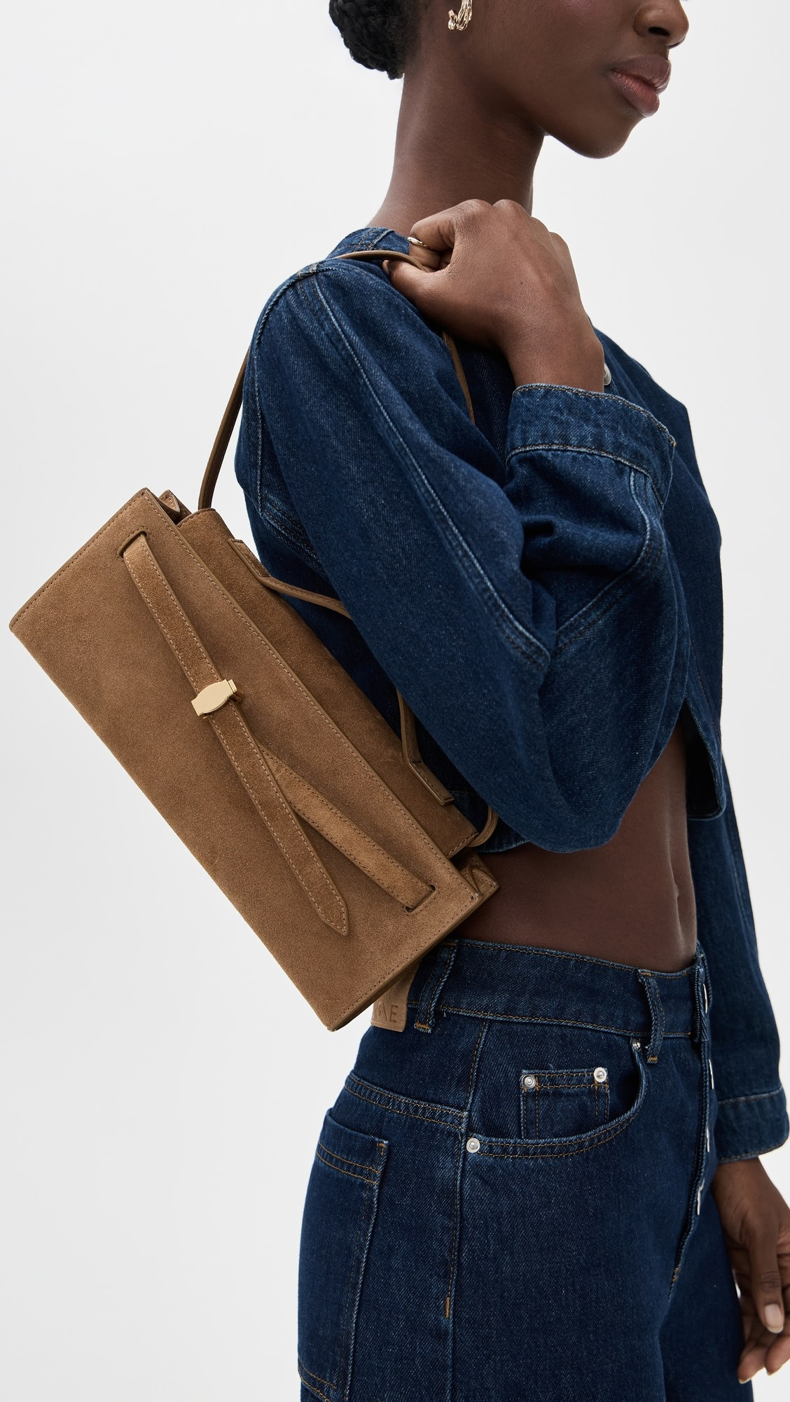 Suede Veronica Beard Dash Clutch | Shopbop