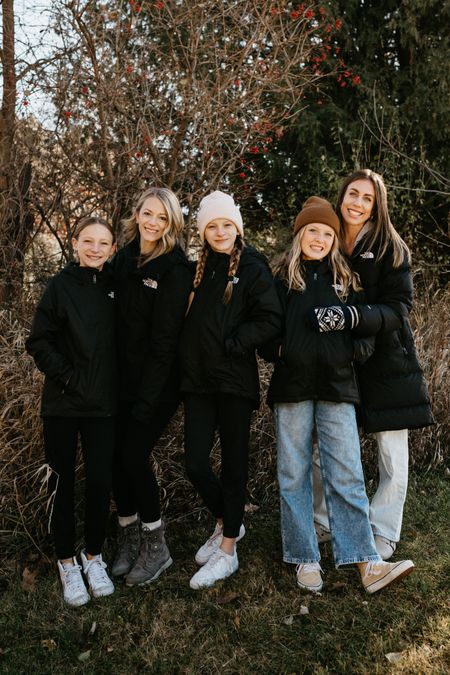 Loving all of @thenorthface winter jacket options for the family! 

K and M are in size small jackets and girls are in size 12. 

#LTKSeasonal #LTKCyberWeek #LTKHoliday