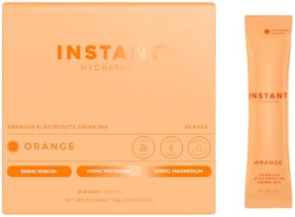 Instant Hydration Electrolytes Powder Packets - Citrus Orange Drink Mix - Zero Sugar - Keto, Vega... | Amazon (US)