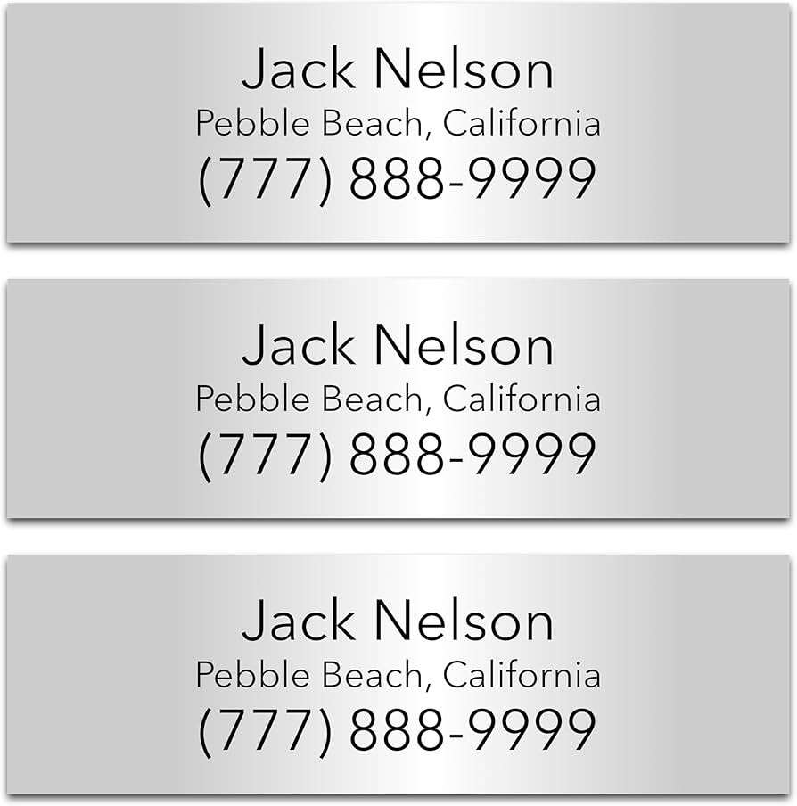 Personalized Golf Club Name Labels (30 Labels) - Custom Waterproof Name Stickers for Golf Clubs (... | Amazon (US)