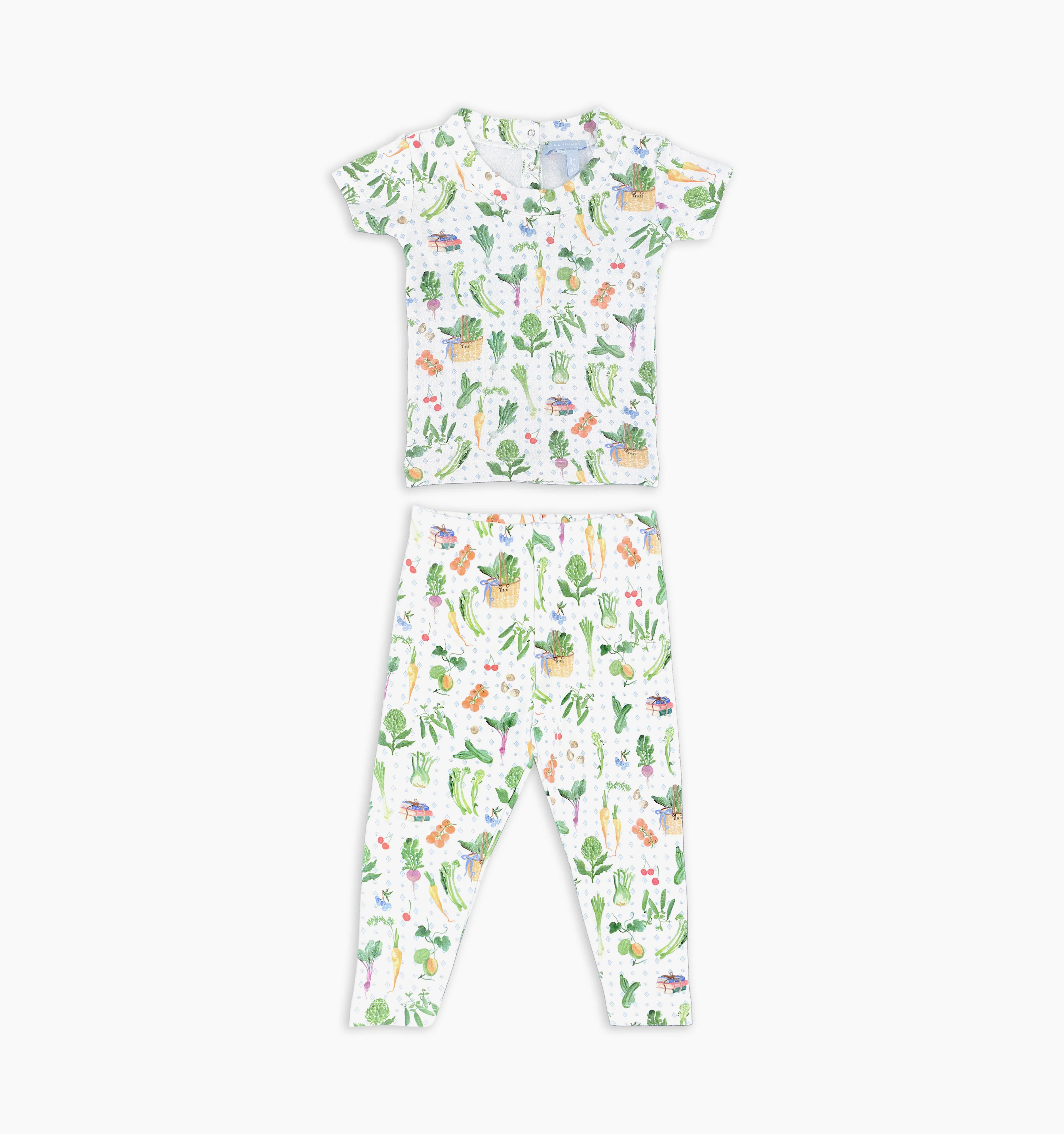 The Tiny PJ Set | Farmer's Market / 6/7Y | 100% Cotton | Hill House Home | Hill House Home US