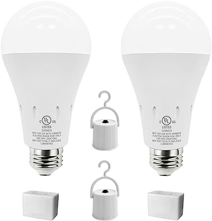 JackonLux Emergency Lights for Home Power Failure Emergency Light Bulb 2000mAh 80W Equivalent Bat... | Amazon (US)