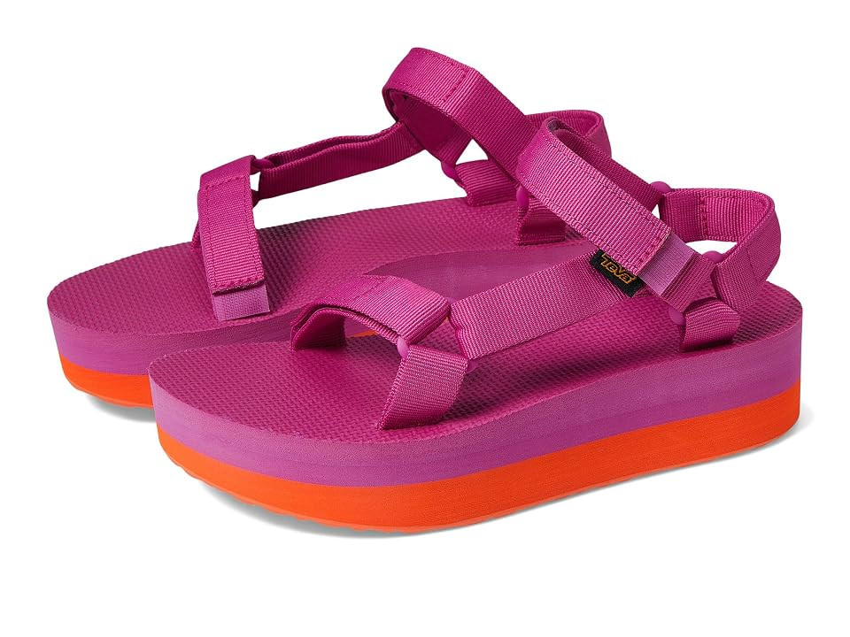 Teva Flatform Universal (Rose Violet/Orangeade) Women's Sandals | Zappos