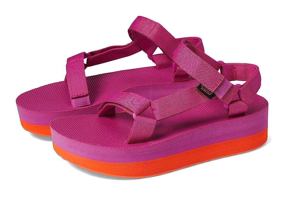 Teva Flatform Universal (Rose Violet/Orangeade) Women's Sandals | Zappos