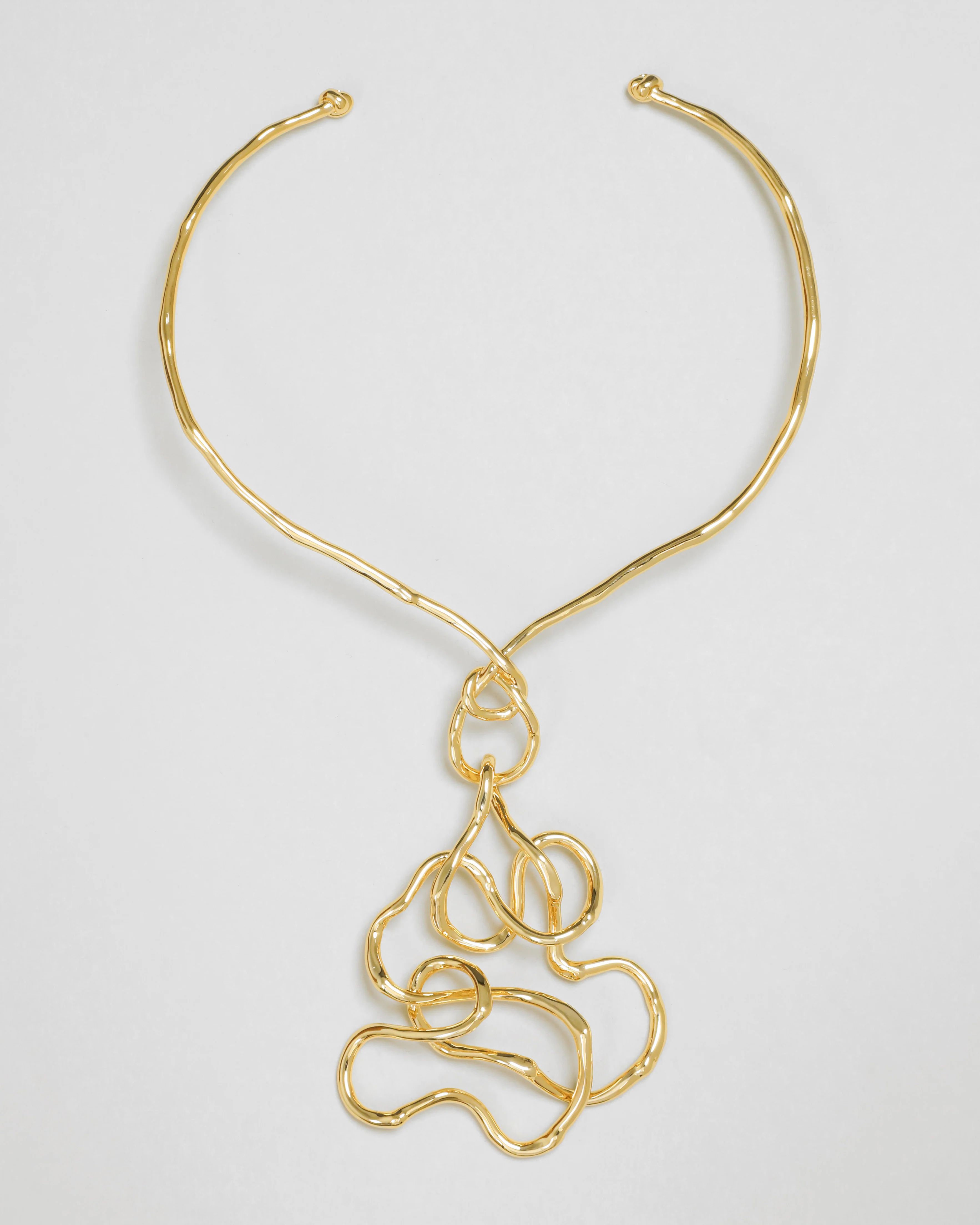 Twisted Gold Statement Collar Necklace | ALEXIS BITTAR | Alexis Bittar
