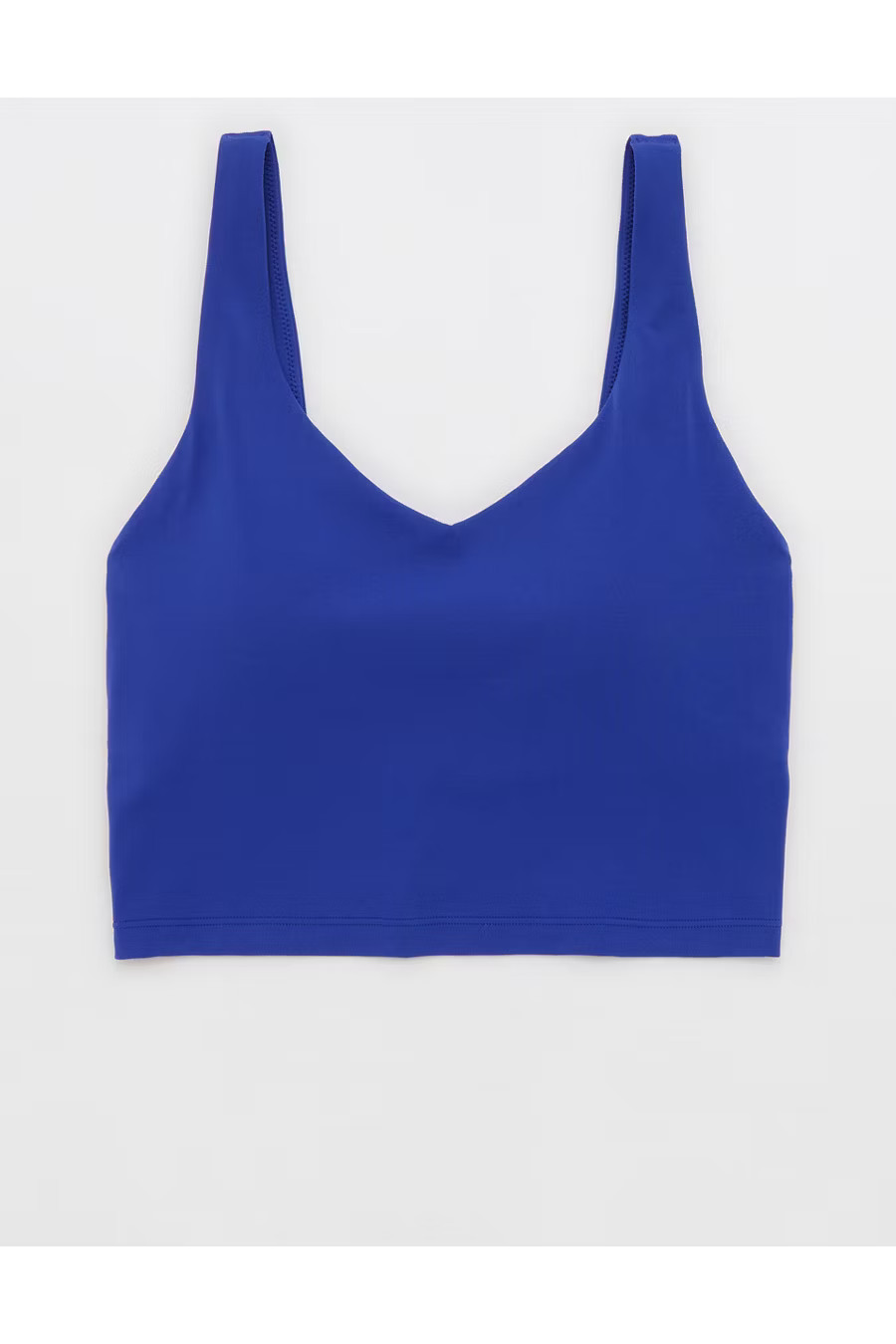 OFFLINE By Aerie Real Me Low Key Longline Sports Bra Women's Deep Cobalt L | Aerie