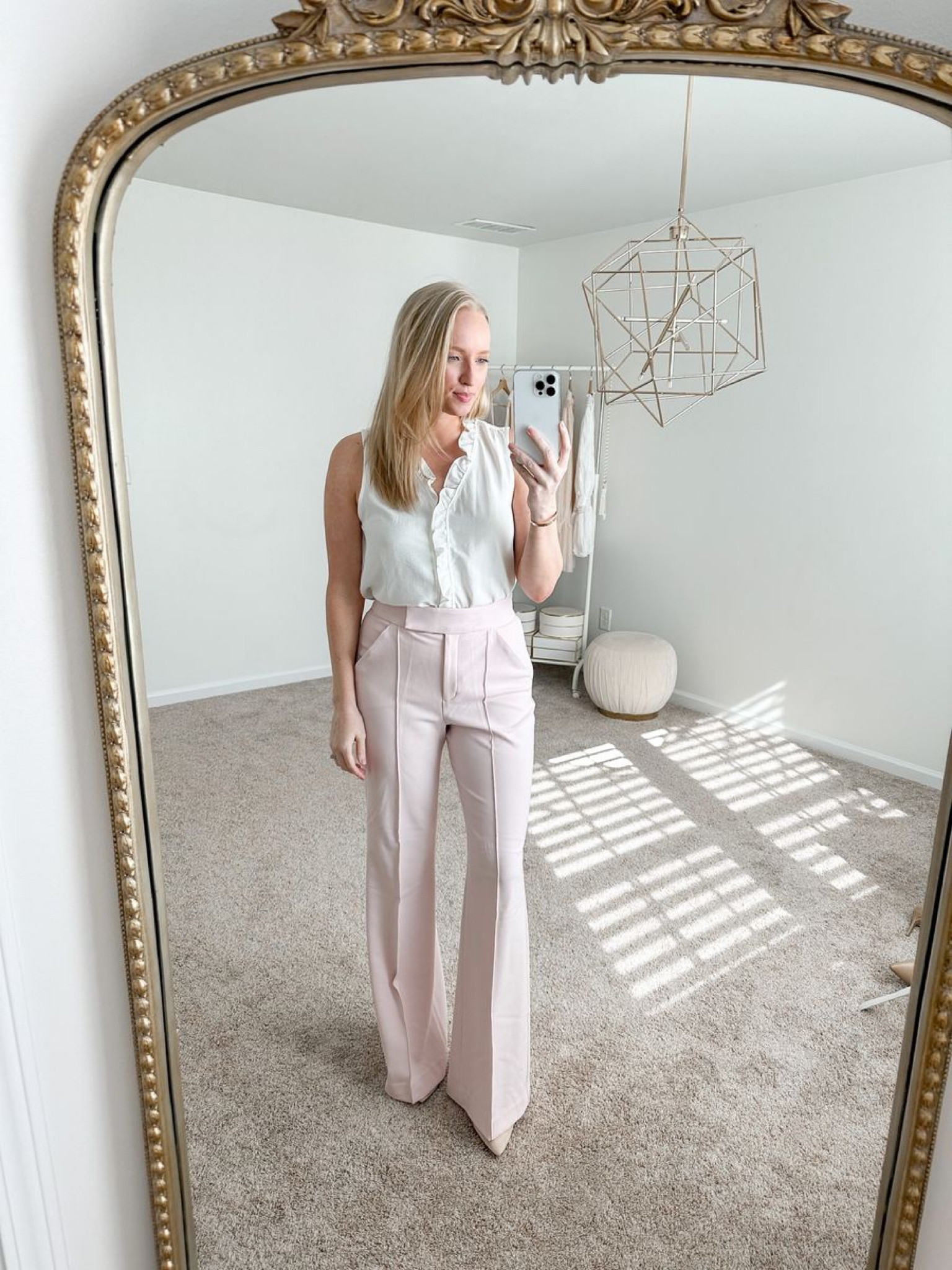 I love these pink high waisted pintuck  trousers from Express! Unfortunately the Gibson top is almost sold out but these pants would pair perfectly with any neutral top! 

#LTKFind #LTKworkwear #LTKstyletip