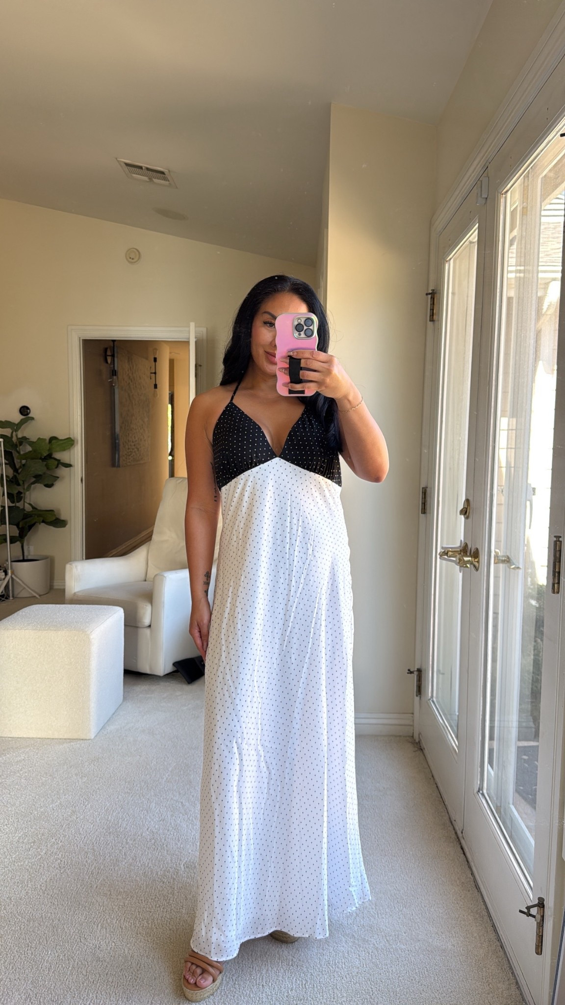 Polka dot spring dress 

#LTKootd #LTKOver40 #LTKmomlife