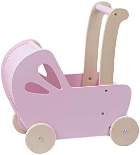 LINE Baby Doll Wooden Pram in Pink | Amazon (US)