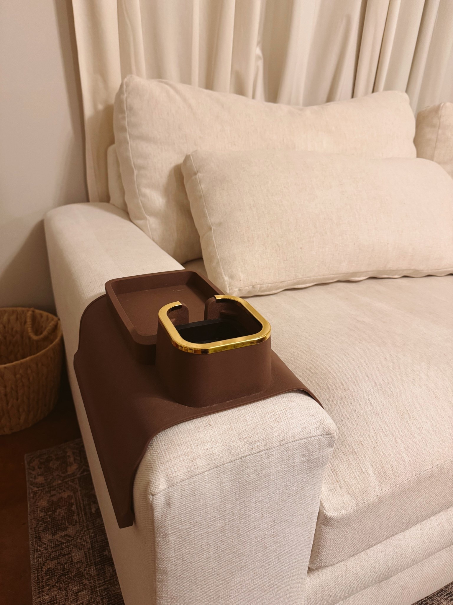 PERFECT for cups and remotes when you don’t have a side table👏🏼 

#LTKHome #LTKFindsUnder50