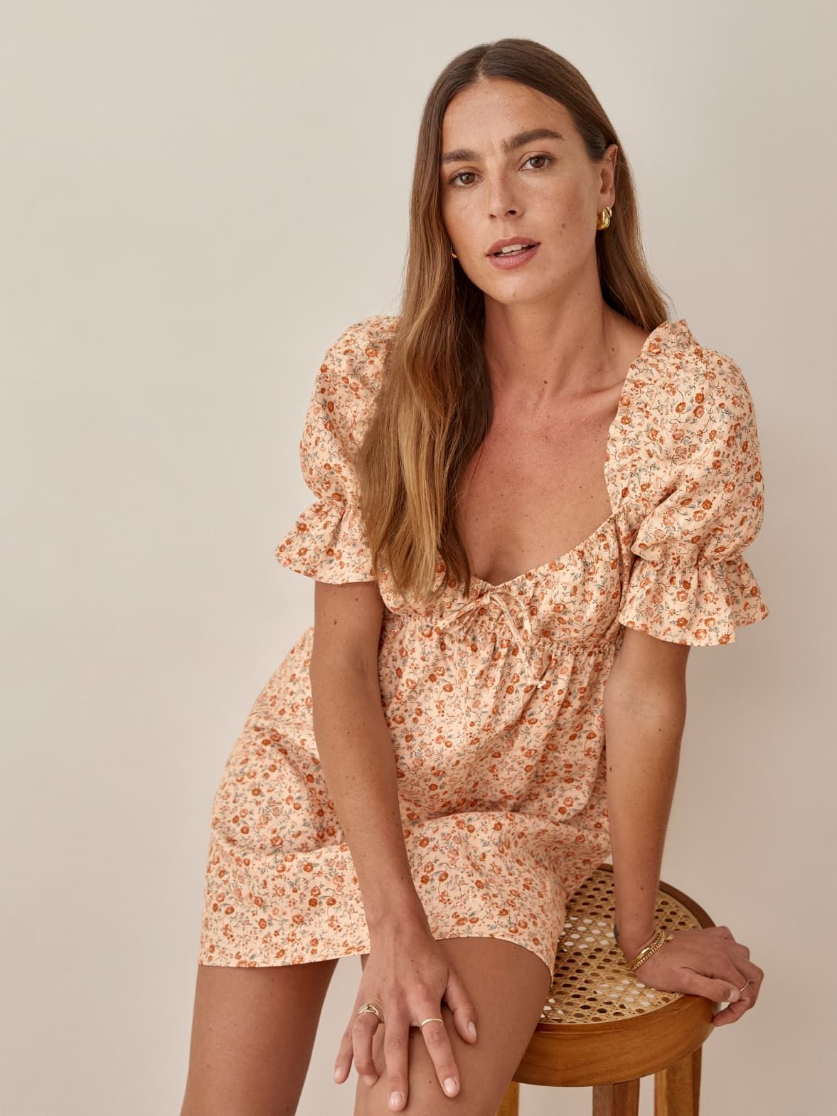 Channa Linen Dress | Reformation (US & AU)