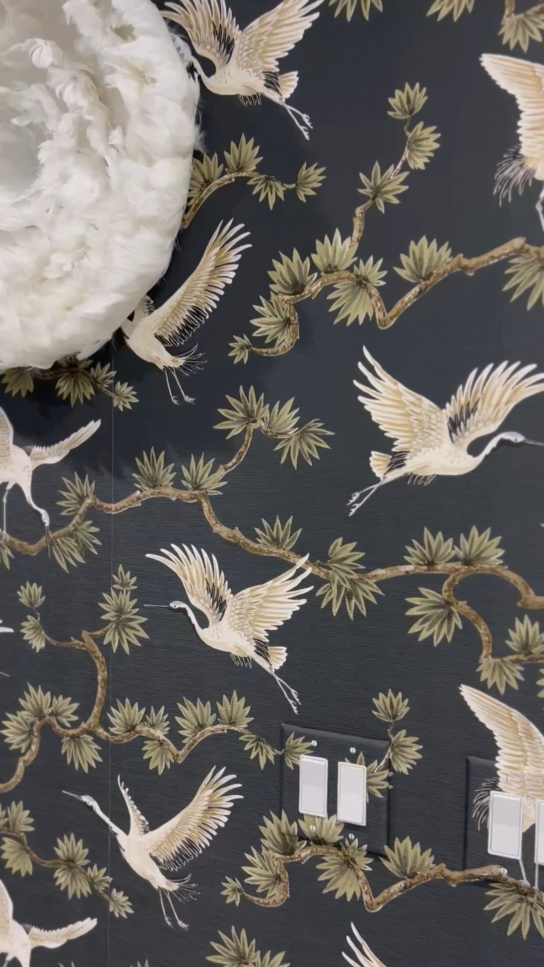 Birds of a feather stick together 🪽our latest bathroom design 💚 #bathroom #interiordesign #heidicrowderdesign #wallpaper #bathroomdesign #interiors 

#LTKFindsUnder100 #LTKHome #LTKFindsUnder50