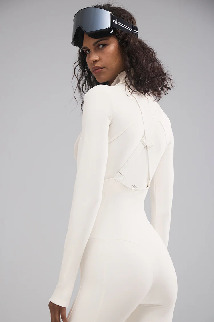 Airlift Winter Warm Ski Time Bib - Ivory | Alo Yoga (US)