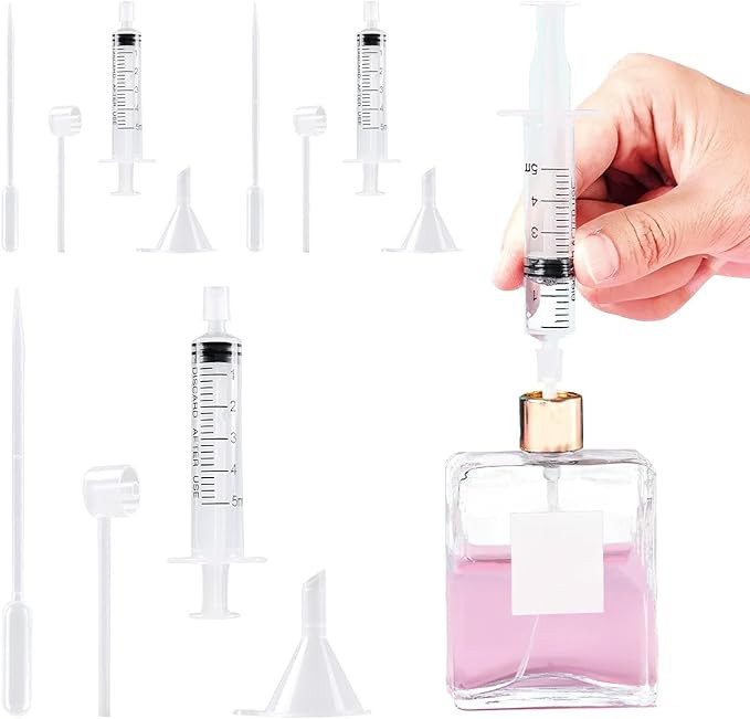 12Pcs Perfume Dispenser Transfer Tool Kit, Large Bottle Dispensing Funnel and Syringe Dispenser P... | Amazon (US)