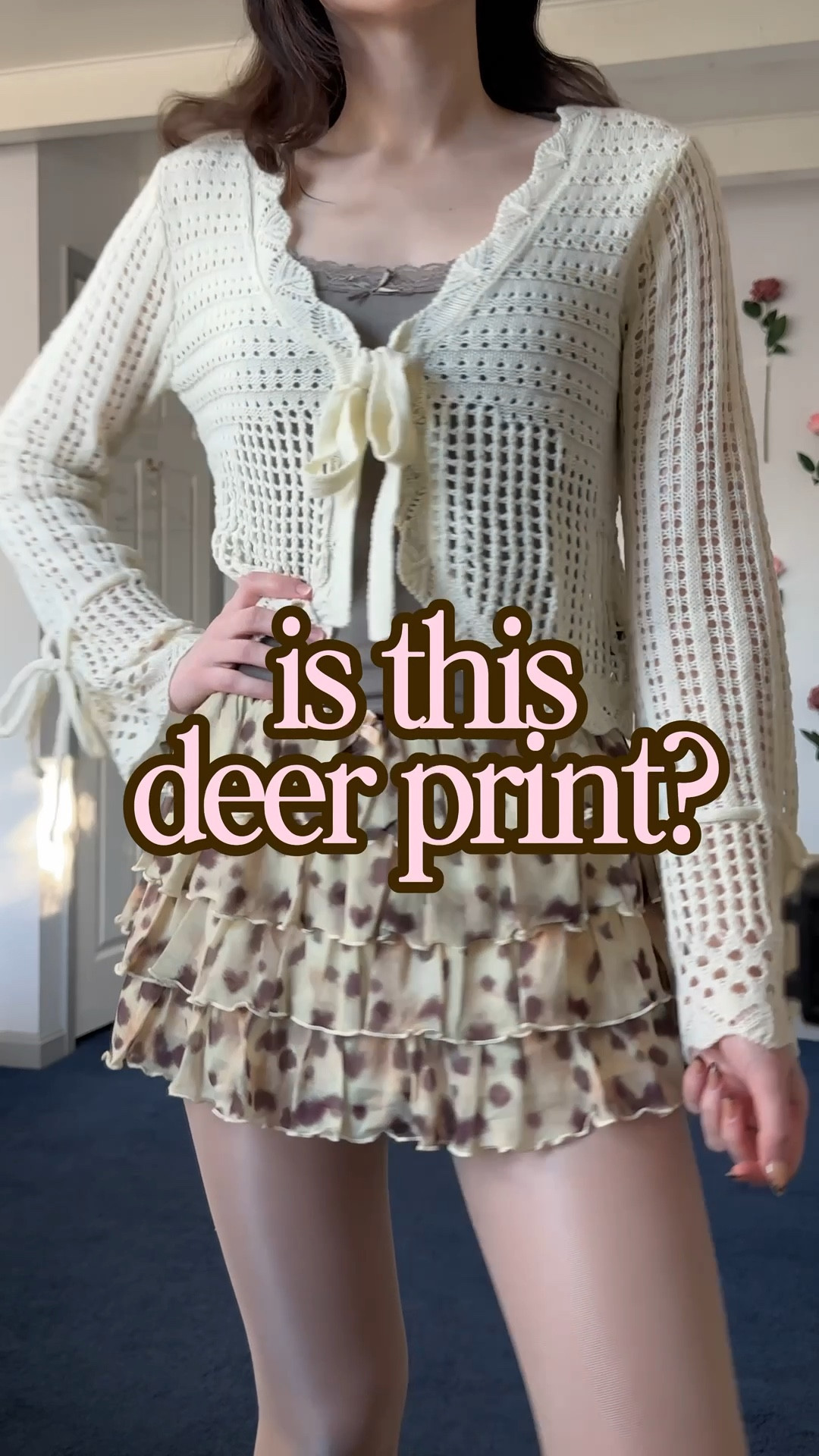 @shopcider (c0de WELLERMEGS15) would you consider this deer print? 🦌 honestly idk - definitely a cute skirt though! perfect for spring 🌷 #pinterestaesthetic #fashionhacks #outfitinspo #springfashion #springoutfits 

#LTKgrwm #LTKSeasonal #LTKootd
