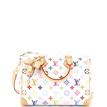 x Takashi Murakami Speedy Soft Bandouliere Bag Monogram Multicolor 25 | Rebag