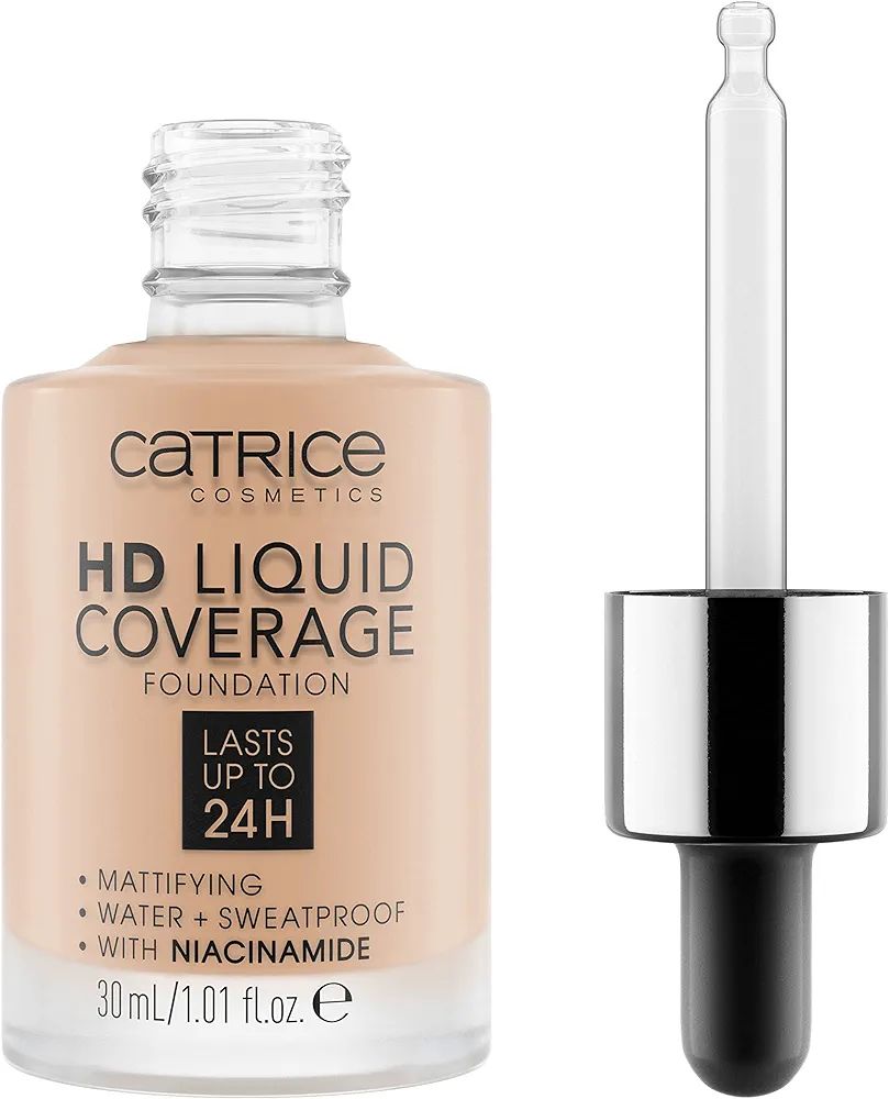 Catrice Make-up flüssig HD Liquid Coverage Foundation nude 30, langanhaltend mattierend, matt, v... | Amazon (DE)