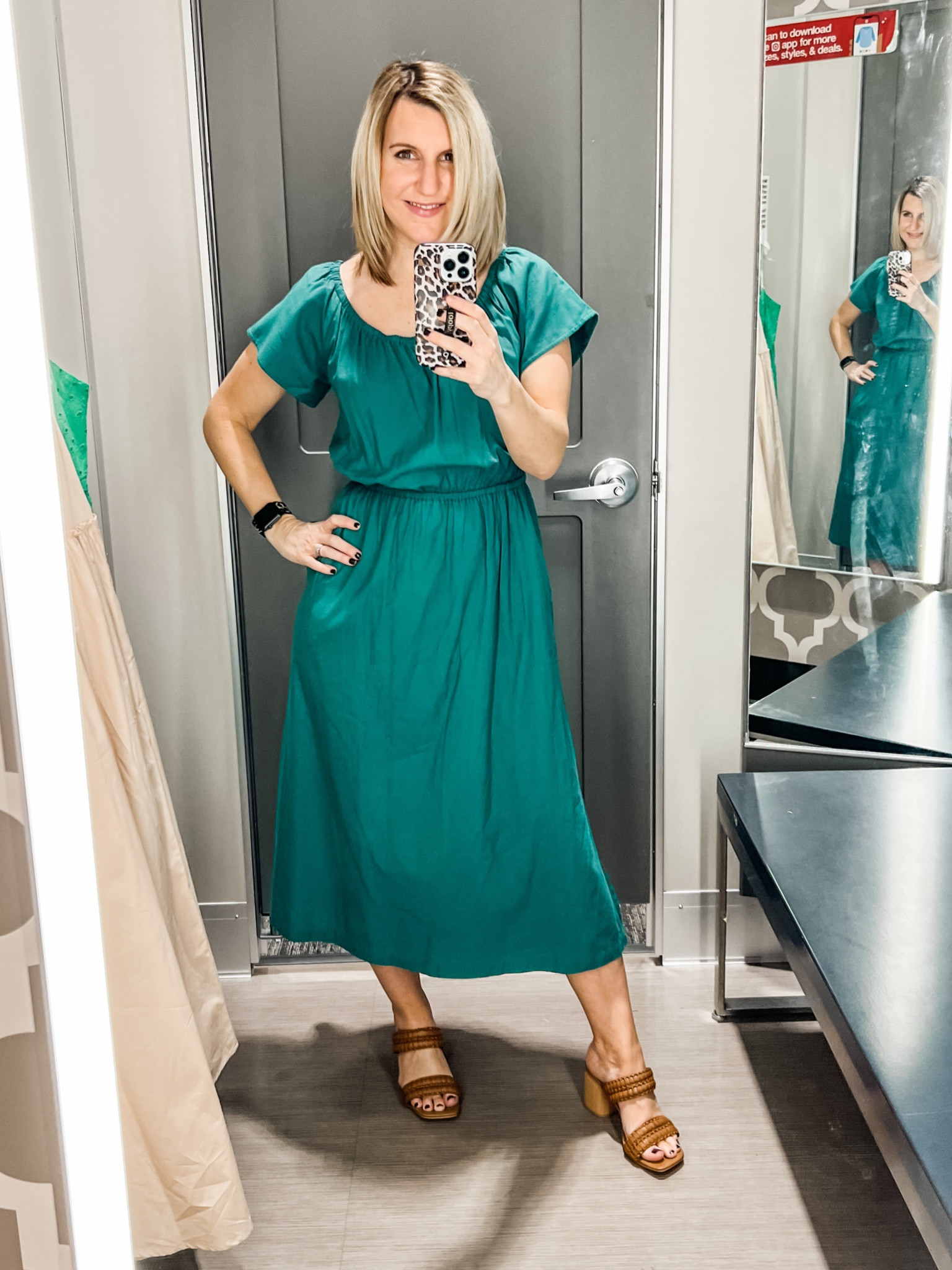 Cute casual spring dress with back cut out detail. Wearing a small, fits tts. 
Resort wear, vacation outfit, spring dress 

#LTKSeasonal #LTKstyletip #LTKunder50