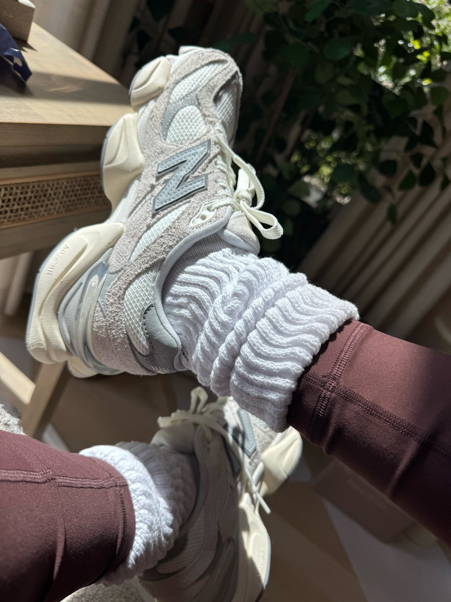 New balance sneakers, white socks, Amazon leggings 

#LTKfindsunder50 #LTKshoecrush #LTKfindsunder100