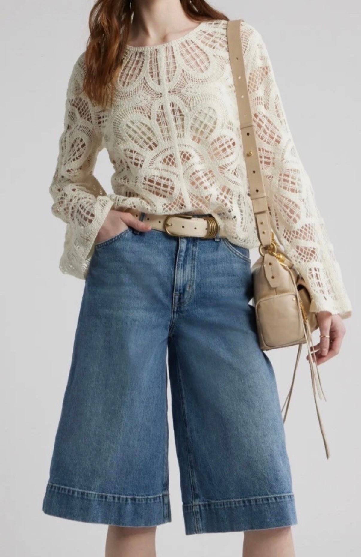 Spring outfit 
Crochet Top
Denim


#LTKSeasonal