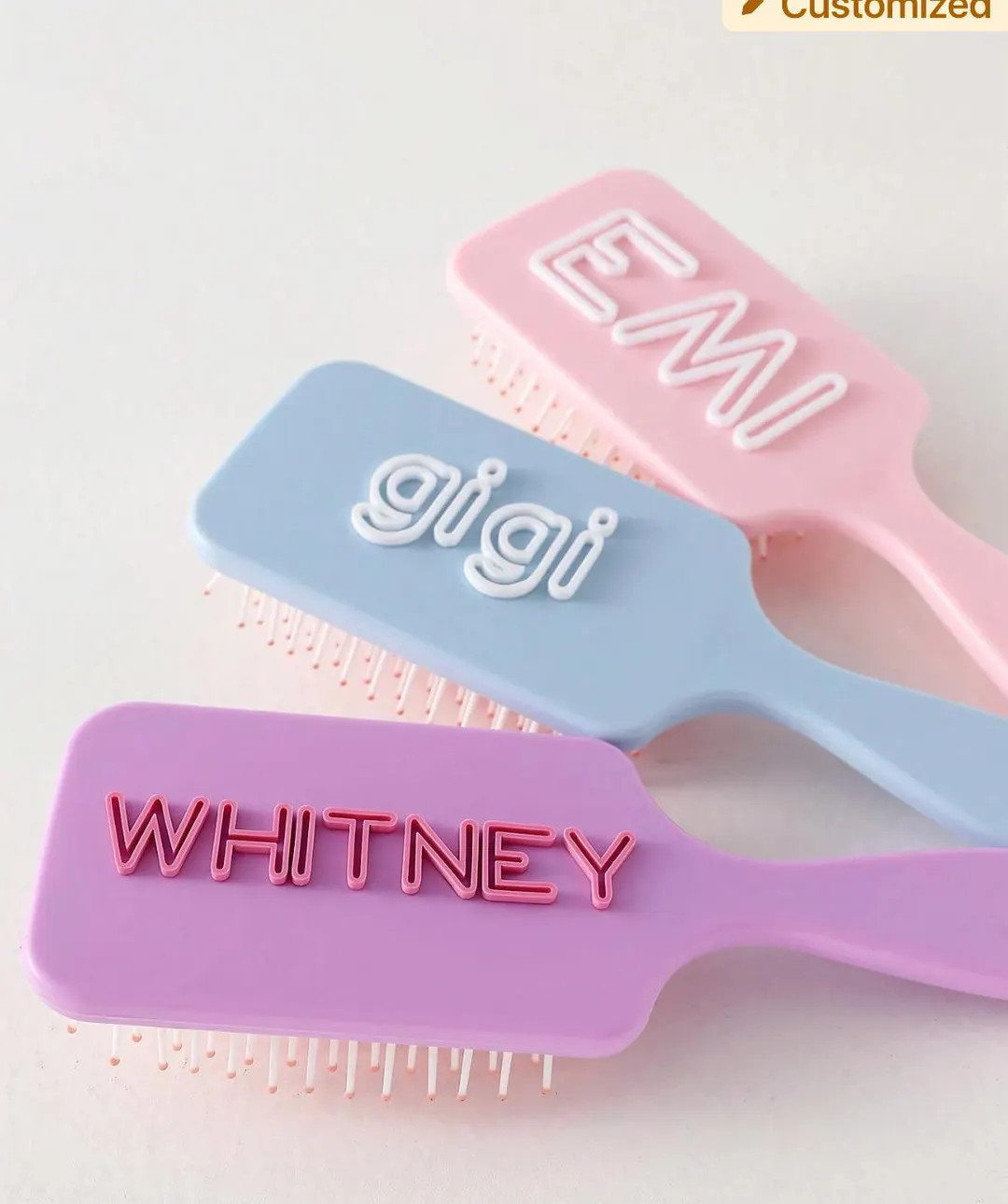 Personalized Custom Hair Brush for Girls Women Gift Favors | Etsy (US)